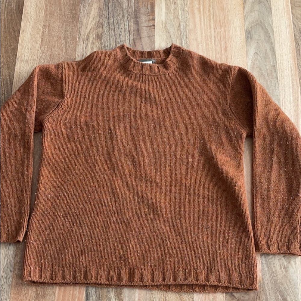 Orange jcrew sweater